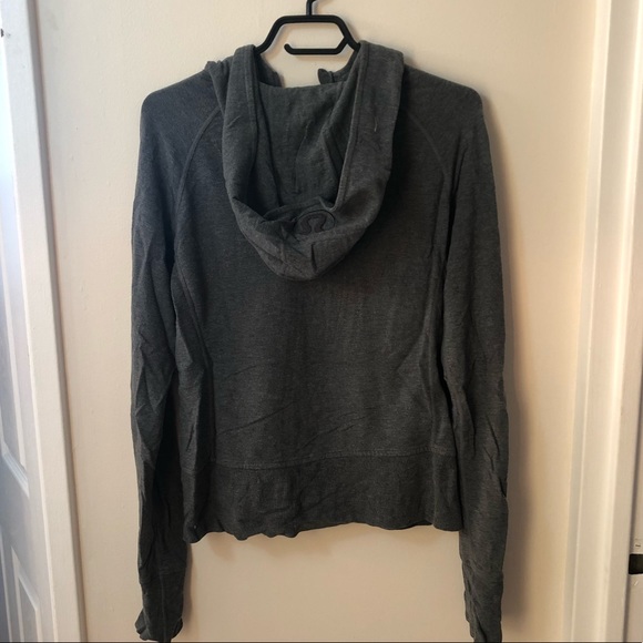 Lululemon grey stretchy sweater - Picture 2 of 2